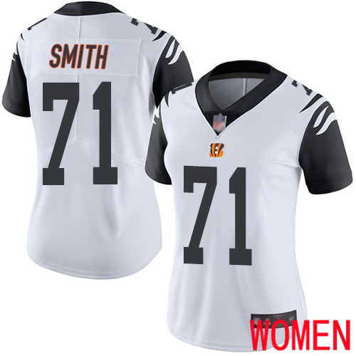 Cincinnati Bengals Limited White Women Andre Smith Jersey NFL Footballl #71 Rush Vapor Untouchable